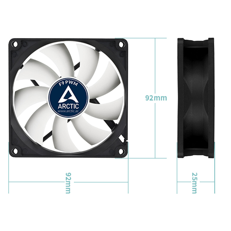 ARCTIC F9 PWM - 92 mm PWM Kasa - Case Fan Controller incelemesi ve fiyatı