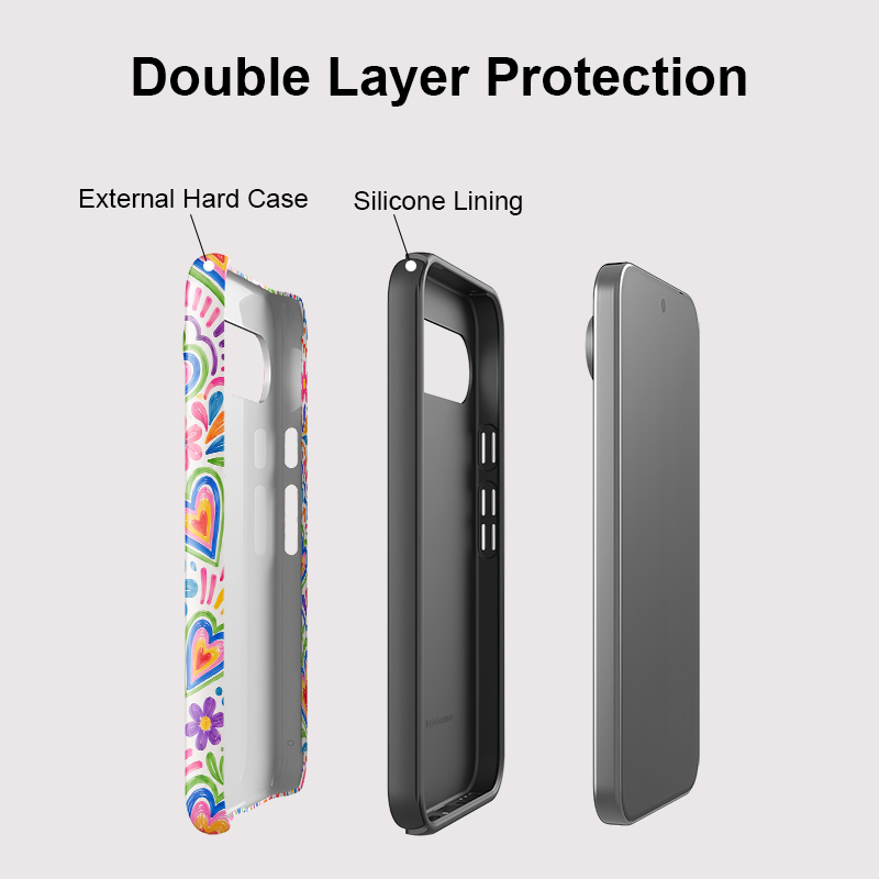 Pixel 10A için Fcicicase Kalp  - Matte Pc Case incelemesi ve fiyatı